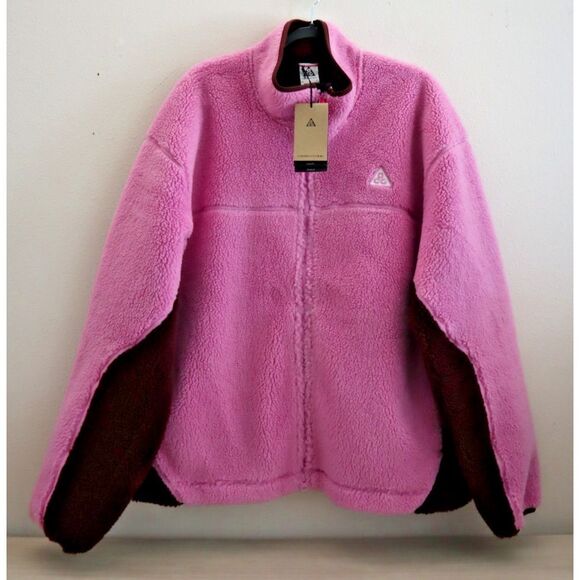 Nike FV8653-632 Men's Sz XL Pink/Burgundy ACG Therma-FIT Windproof Jacket - Picture 1 of 16